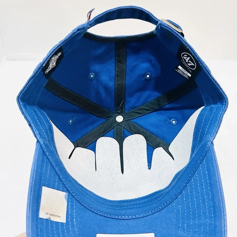 '47 Brand Oklahoma City 89ers Wordmark Clean Up Hat Cap Adjustable‎ Blue MiLB
